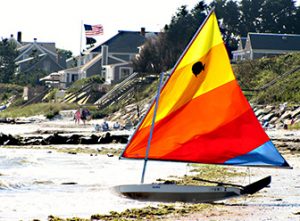 Sailboat - original photograph by Herb Rosenfield